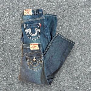 2 Youth Dark wash true religion jeans